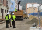 Imagen de las obras que se están realizando en la calle Delicias de nuestra ciudad.